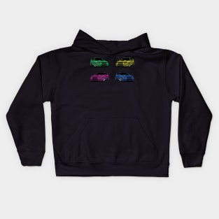 Subaru Impreza - X4 Car Kids Hoodie